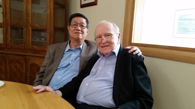 Father Foster and Sennen Chiu