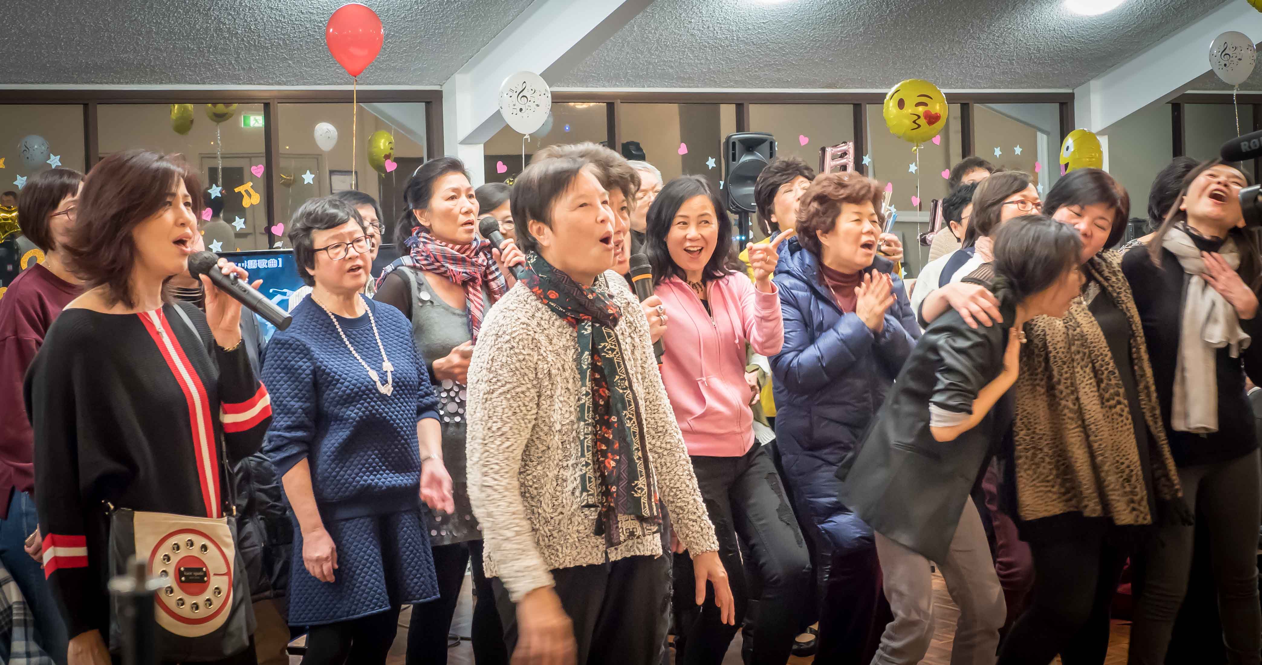 group singing